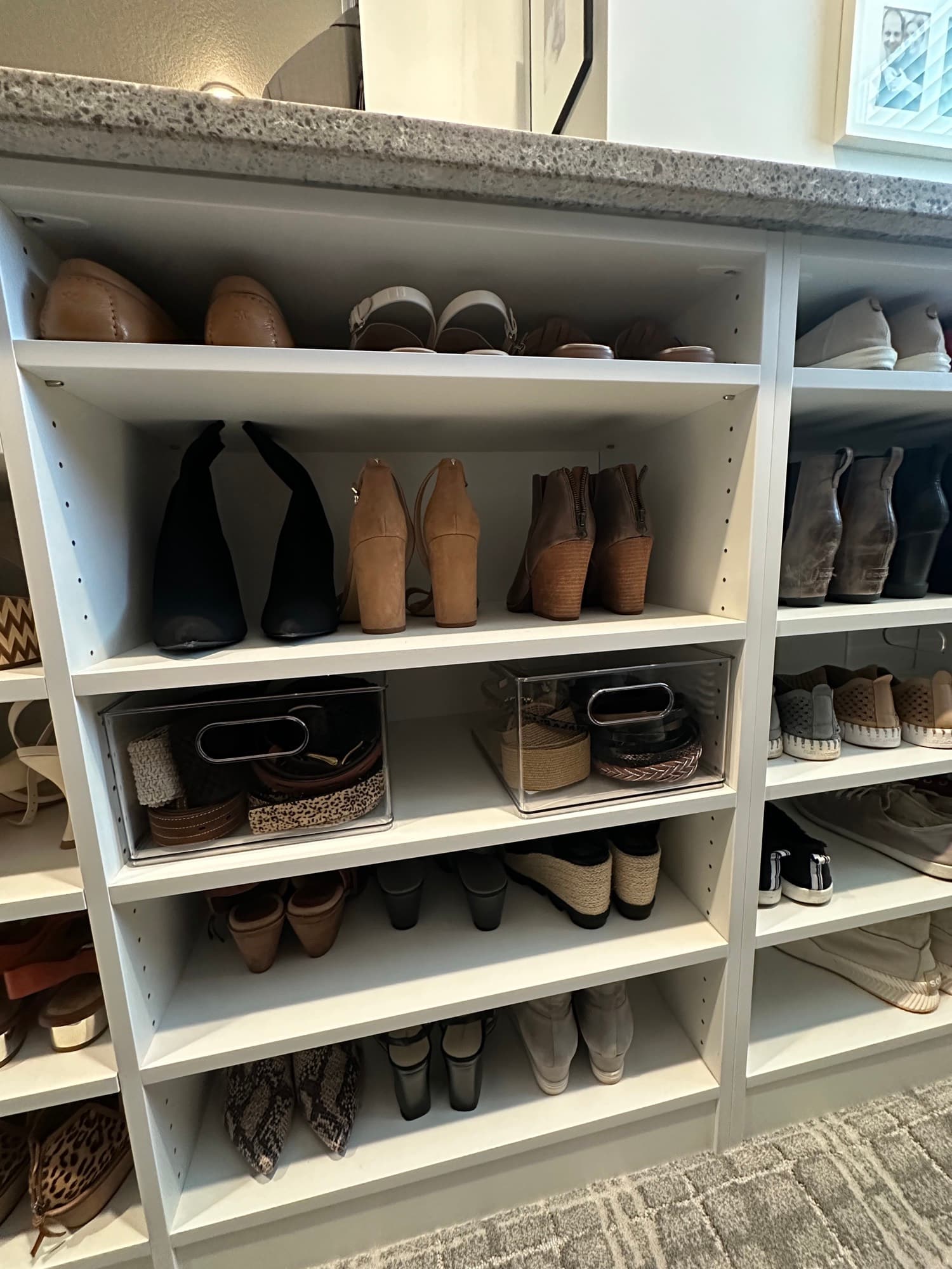 Home office adjustable bookshelves in Columbia, MO